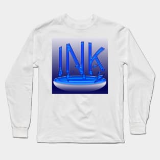 Splashing Ink Long Sleeve T-Shirt